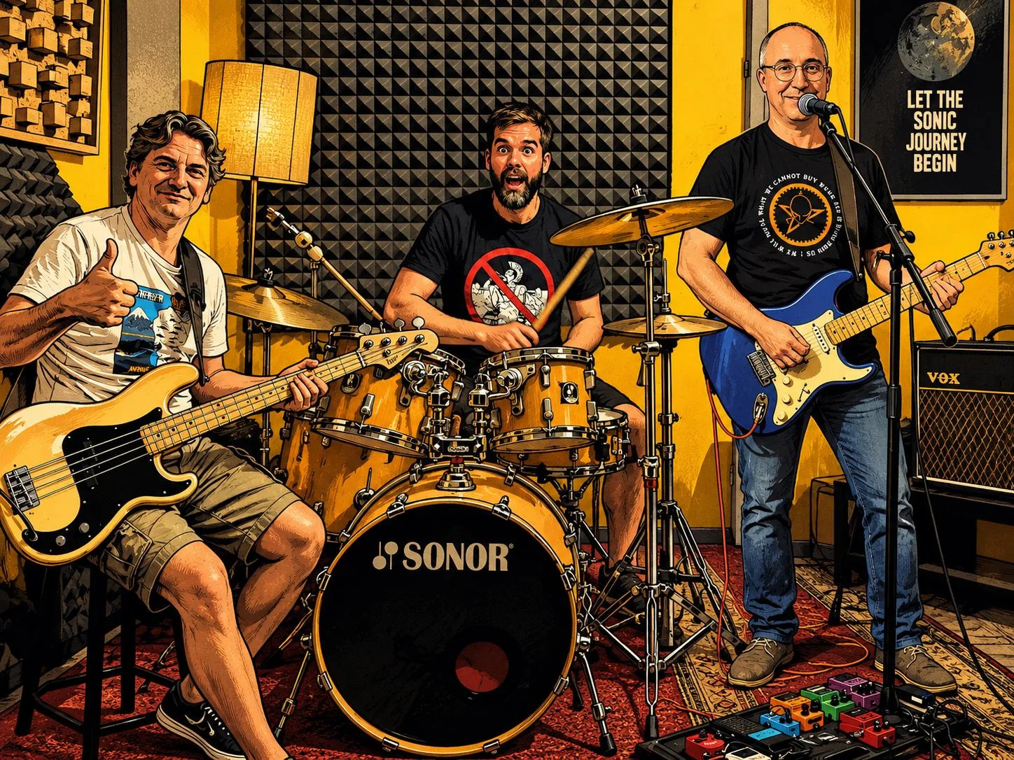 Velvet Mojo na zajedničkoj probi